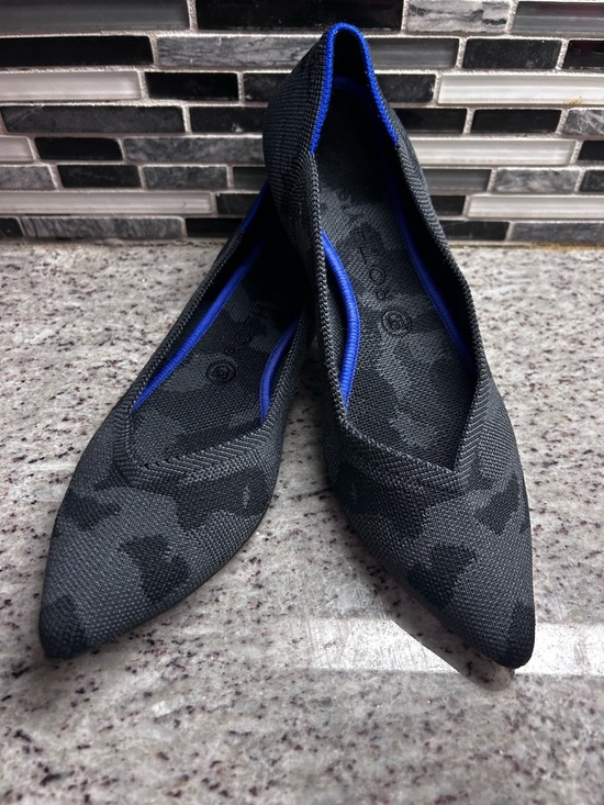 Rothy's Shoes - Rothy’s Gray/black CamoBlack Pointed-Toe Slip-On Shoes size 10